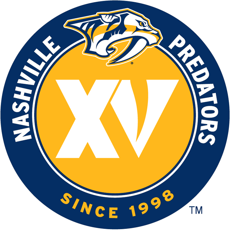 Nashville Predators 2014 Anniversary Logo iron on heat transfer
